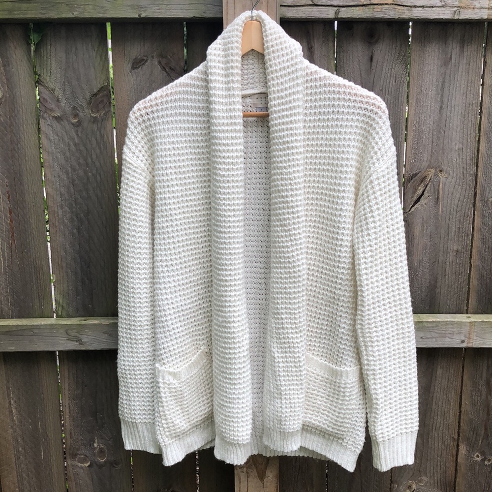Cowl Neck Knit Cardigan
